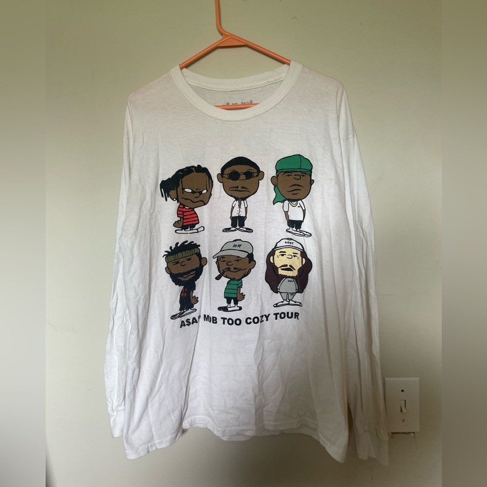 Asap Mob asap rocky CoZy Boys Tour long sleeve shirt